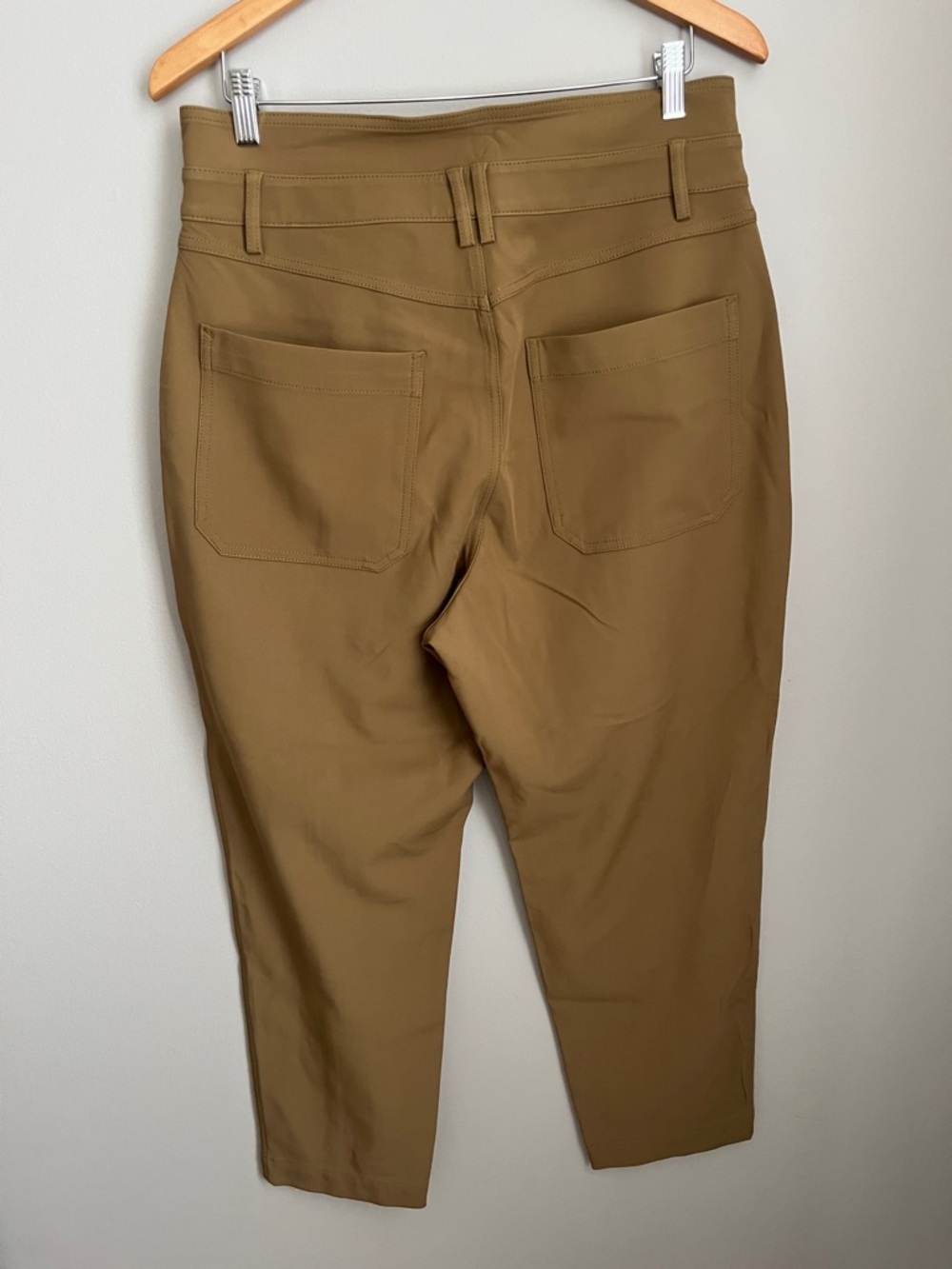 Banana Republic Olive Straight-Leg Utility Pants with Belt - Picture 5 of 9